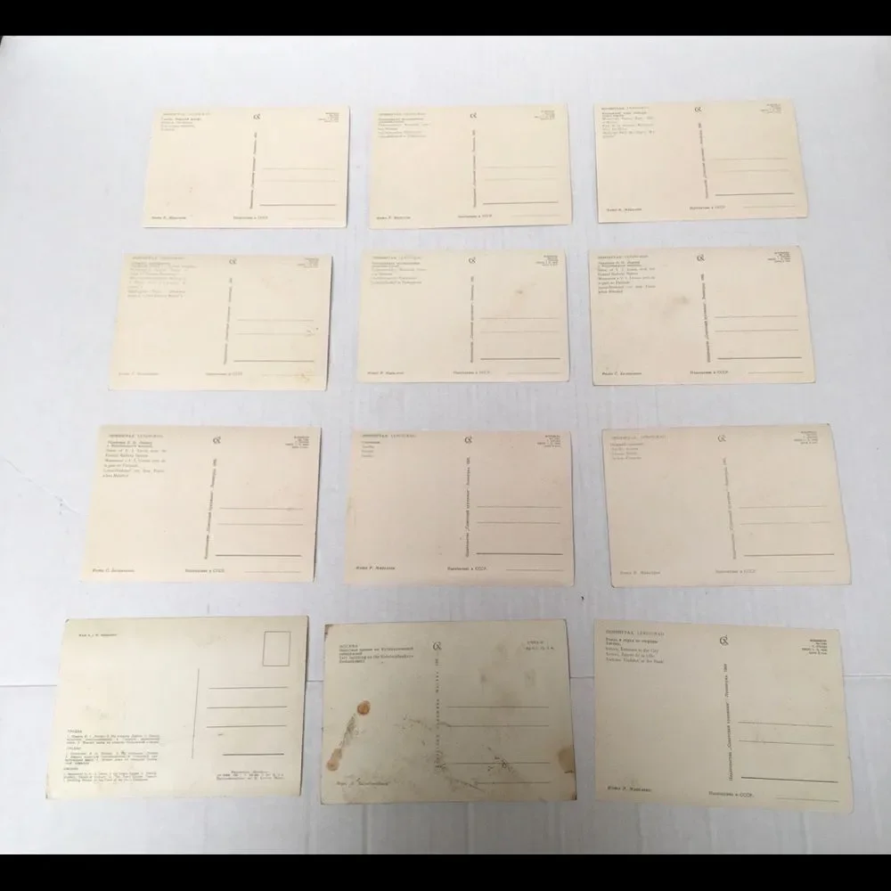 Vintage 1964/65 Russia/Leningrad postcards 24 pack‎